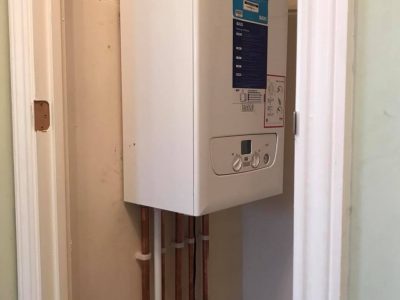 Completed plumbing and heating work